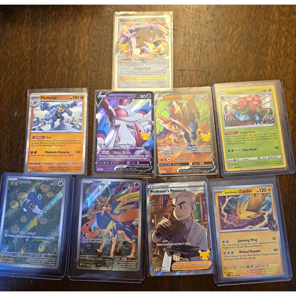 Nintendo Pokemon TCG Pokemon GO 8 Card Lot Holo Full Art Garchomp C +